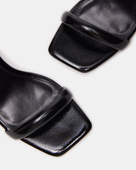 GRETIN Black Square Toe Heels | Women's Heels