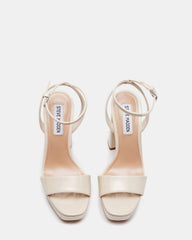 LESSA Bone Patent Platform Block Heel | Women's Heels