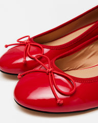 CHERISH Red Patent Women's Slip-On Heel