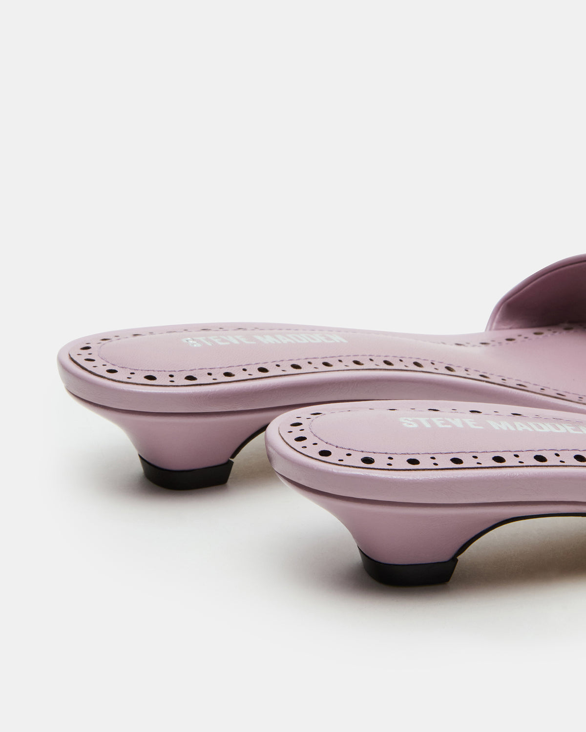 BERRY Pink Women's Mule Kitten Heel