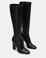 ARIA Black Wide Calf Knee-High Women's Boot