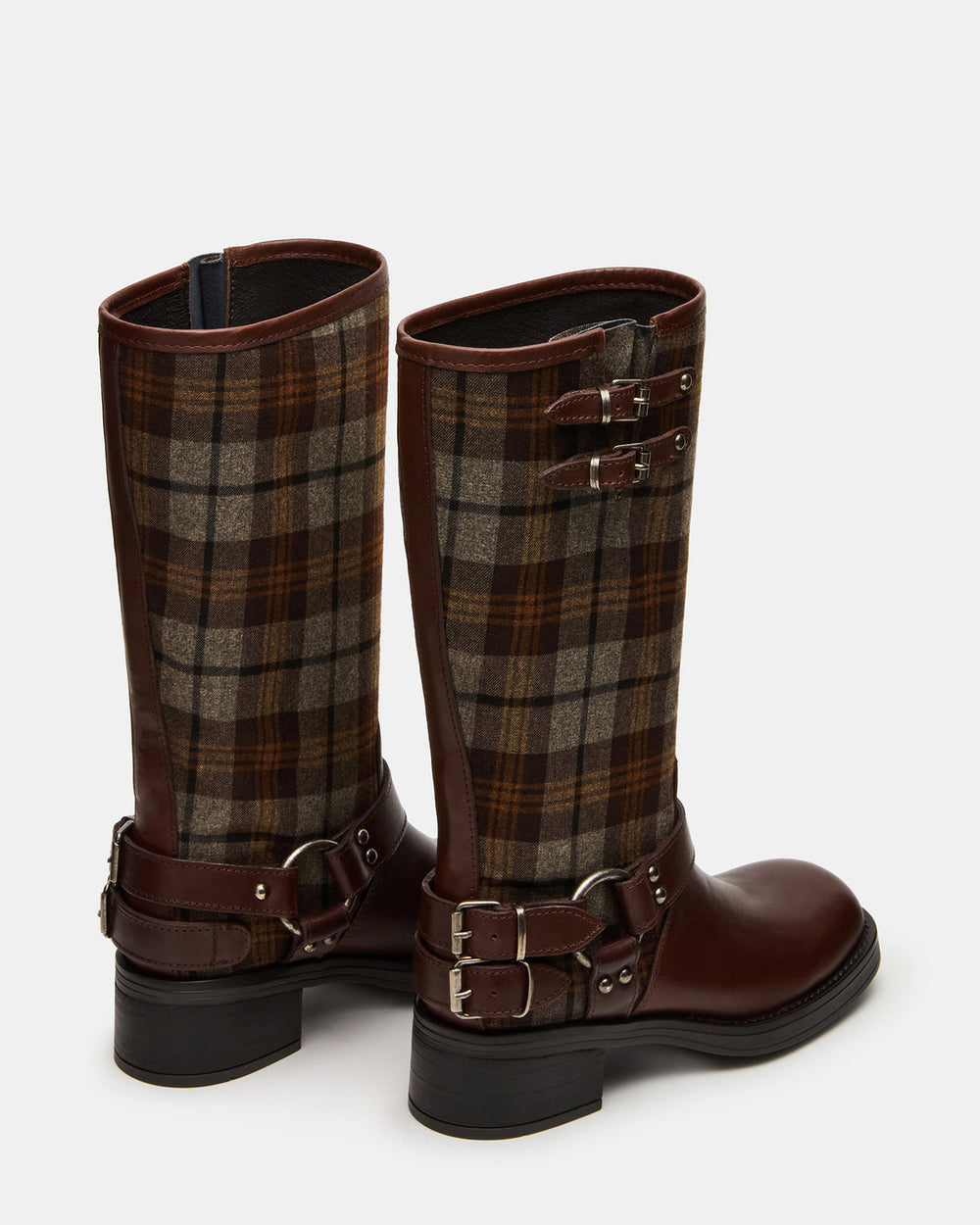 ASTOR Flannel Brown Multi Knee-High Women's Boot