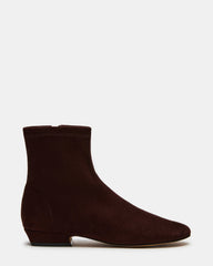 FINCH Brown Round Toe Women's Ankle Boot