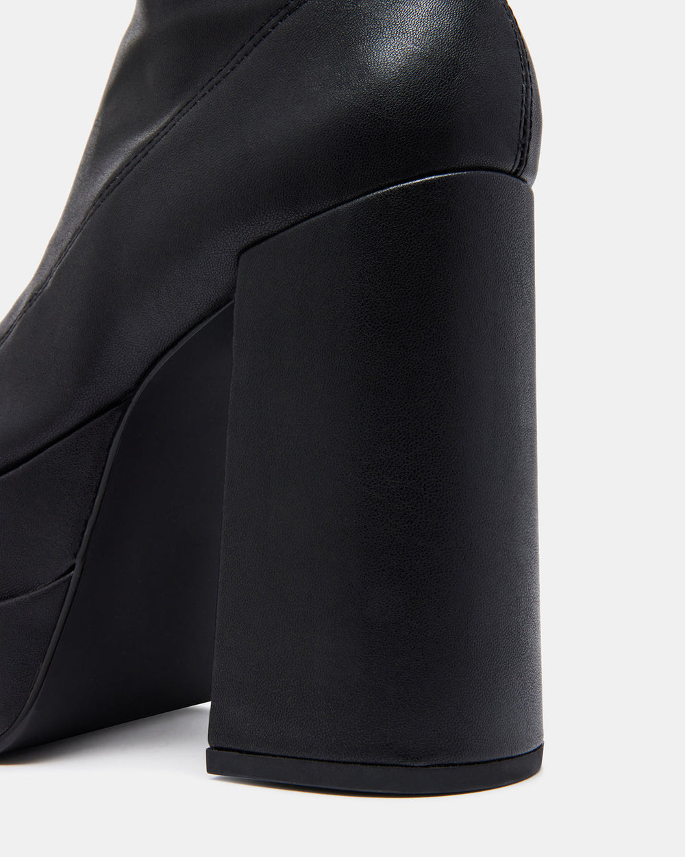 CYPRESS Black Women's Platform Vegan Leather Boots