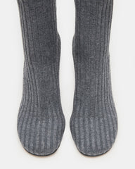 LORENZA Knit Grey Women's Ankle Boot