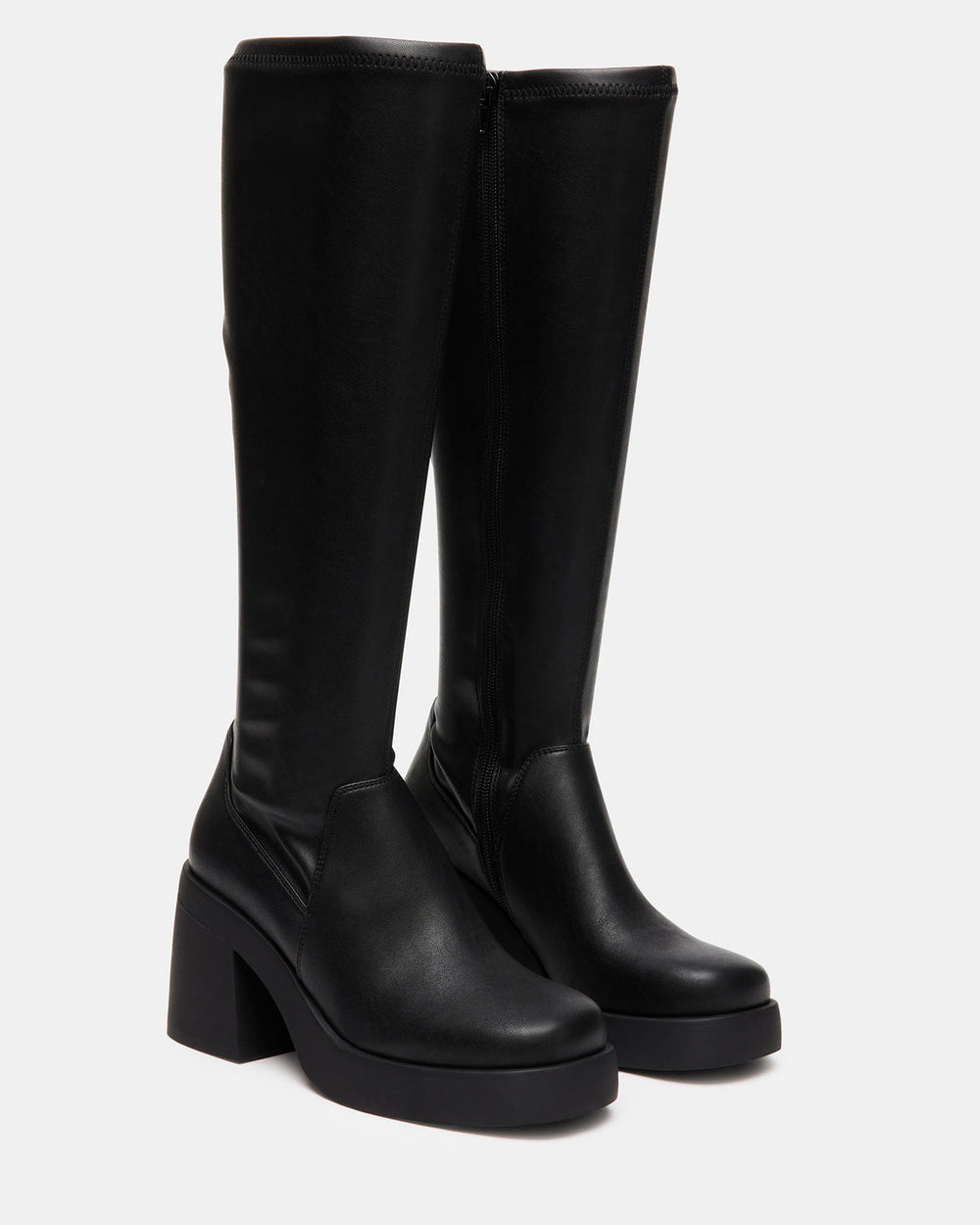 BERKLEIGH Black Wide Calf Women's Knee High Boot