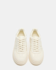DODGE Off-White Low-Top Platform Women's Sneaker