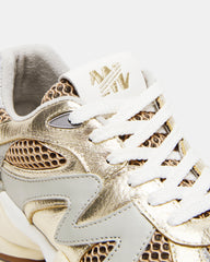 SEBI Gold Multi Low-Top Lace-Up Women's Sneaker