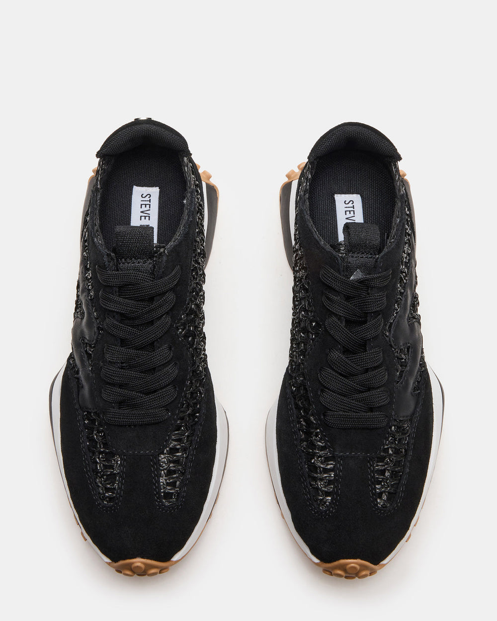 CAMPO Black/Beige Lace-Up Women's Sneaker