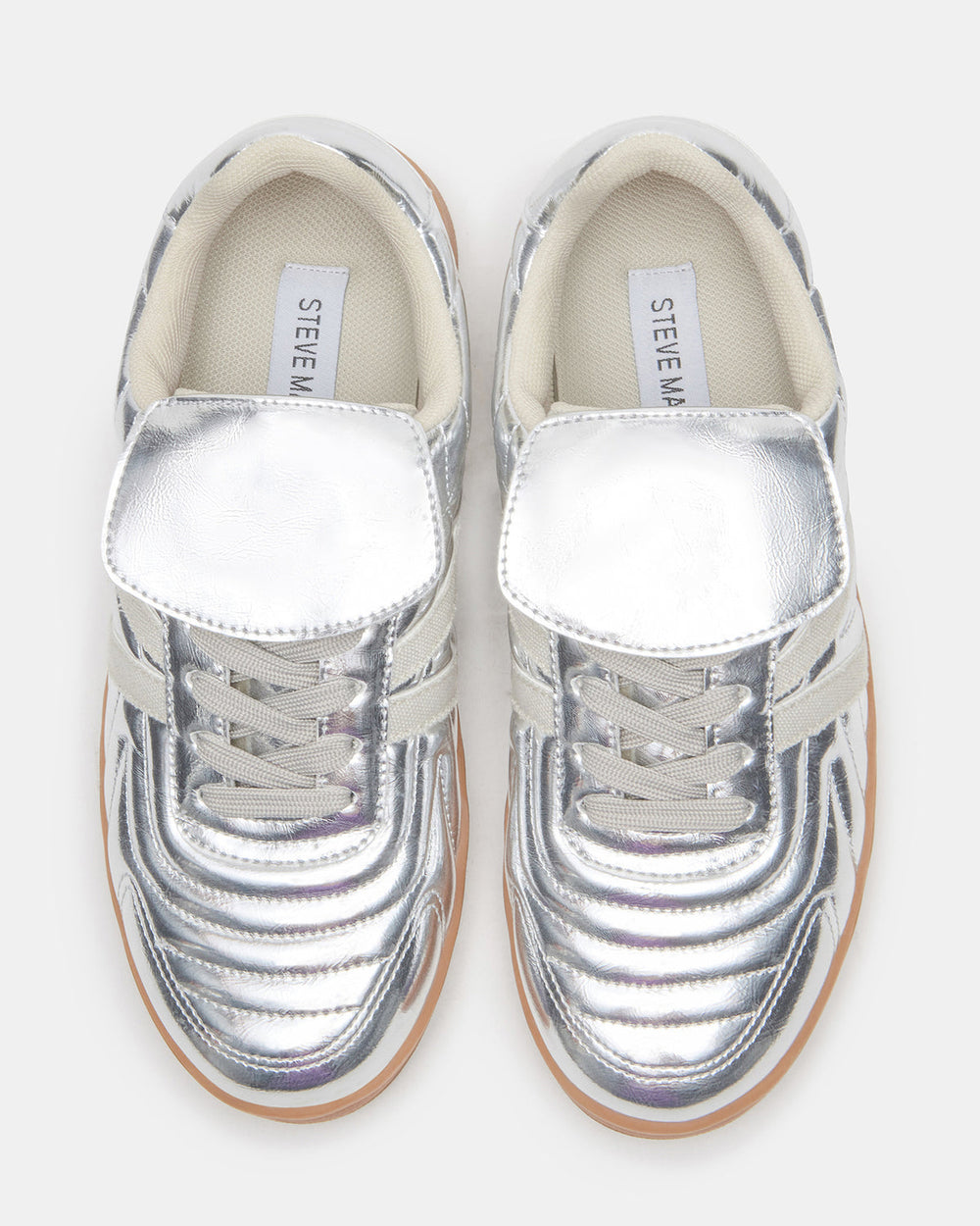 MADRID Silver Women's Low-Top Sneakers