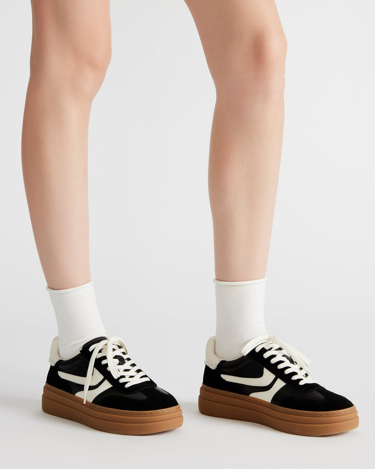 DODGE Navy Low-Top Platform Women's Sneaker