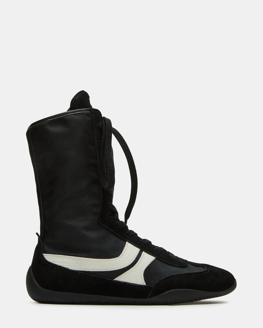 PAXTIN Black Multi Women's High-Top Lace-Up Sneaker