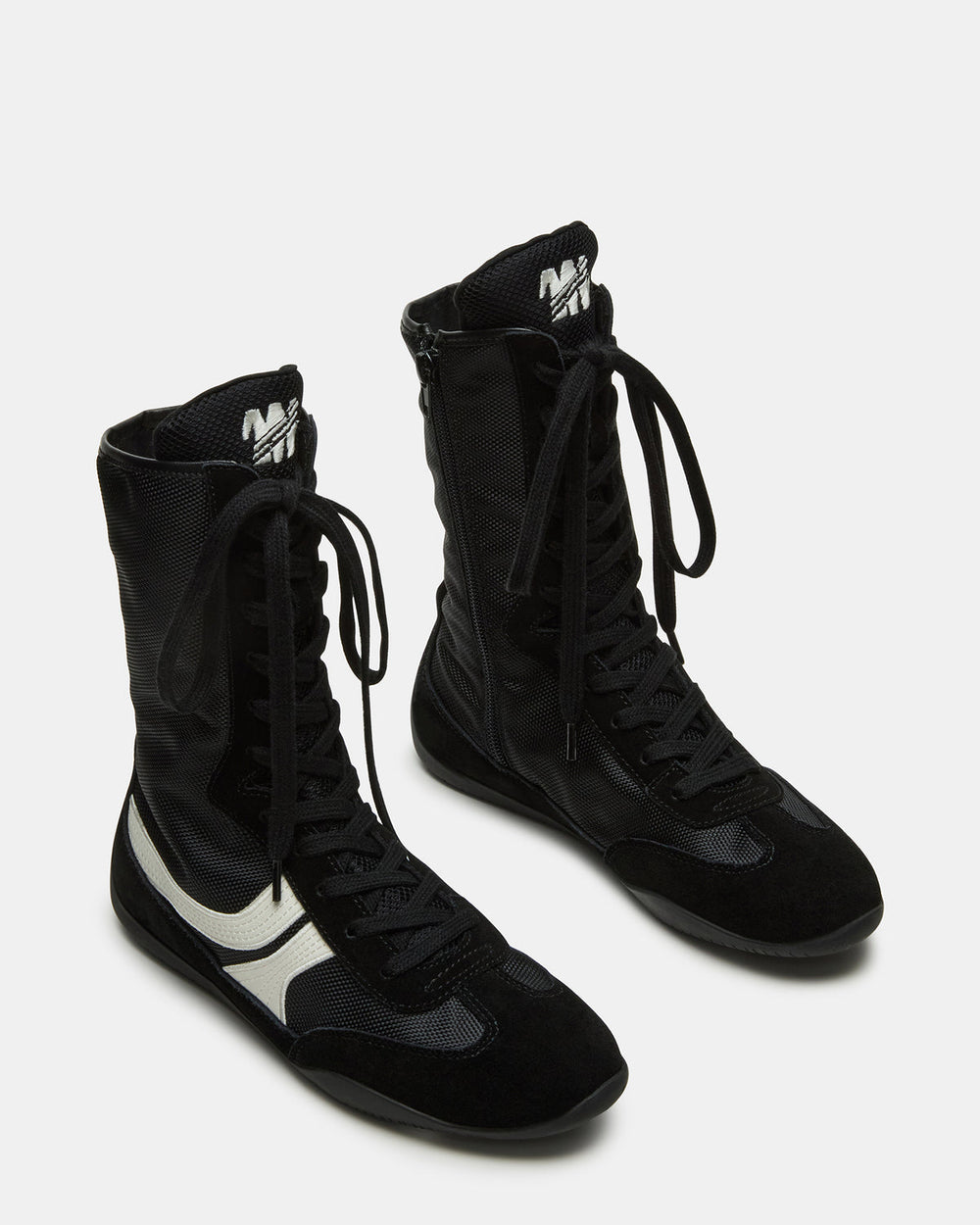 PAXTIN Black Multi Women's High-Top Lace-Up Sneaker