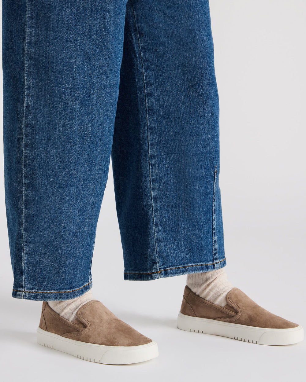 MURPHY Taupe Suede Low-Top Sneaker | Women's Sneakers