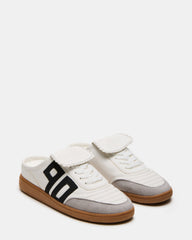 NOSTALGIC White Multi Women's Low-Top Slip-On Mule Sneaker