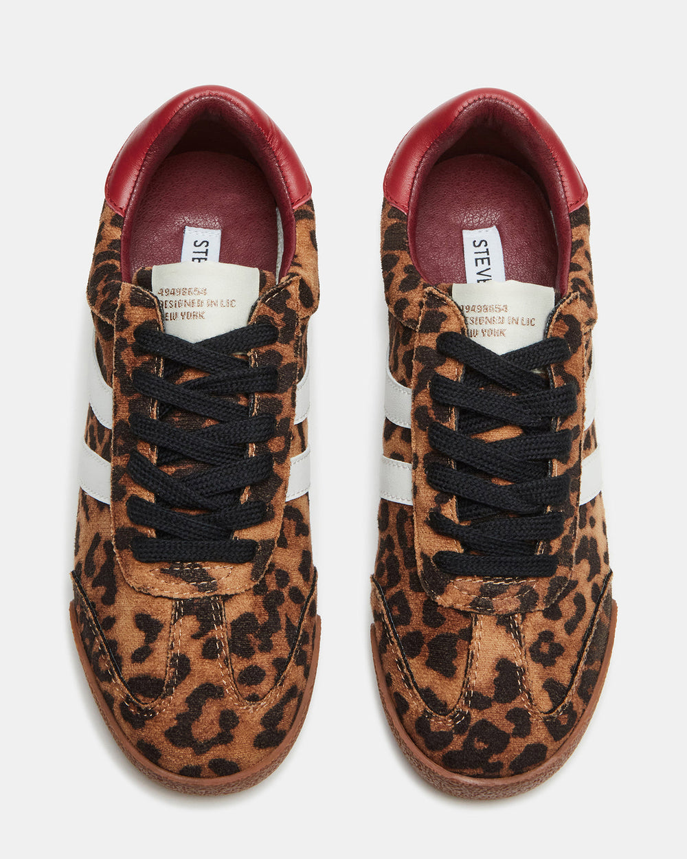 HUDSIN Leopard Women's Lace-Up Low-Top Sneaker
