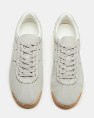 MIRAGE Grey Suede Low-Top Sneaker | Women's Sneakers