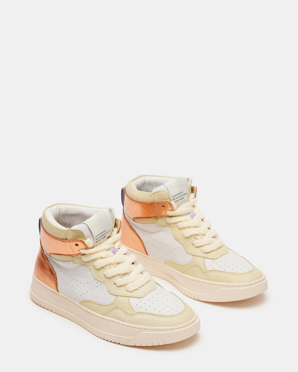 MARKED Yellow Multi High-Top Lace-Up Sneaker | Women's Sneakers