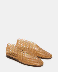 GROVE Tan Square-Toe Jelly Women's Flat