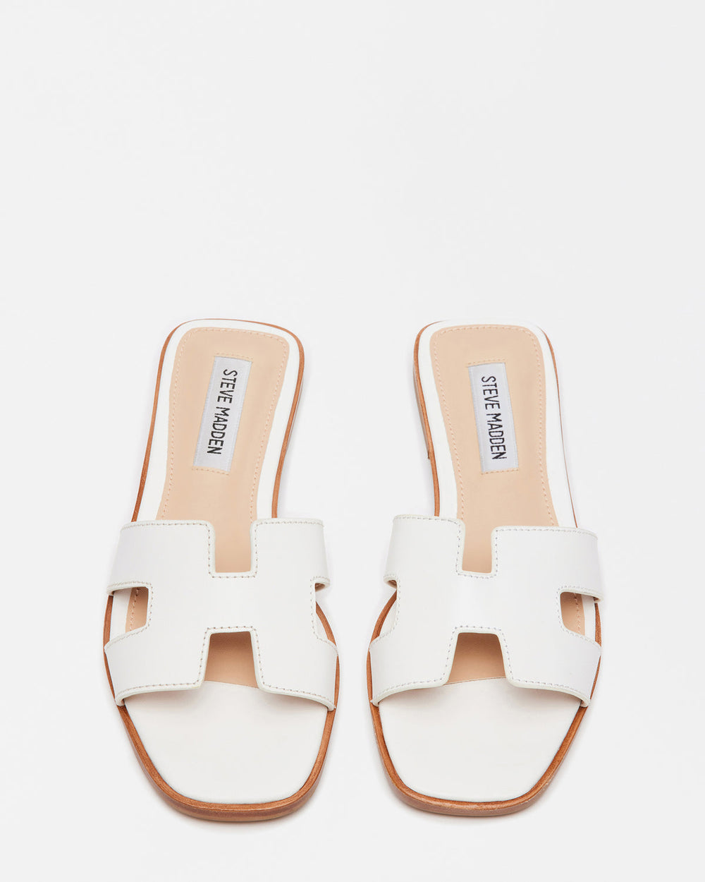 HADYN White Leather Sandal | Women's Designer Sandals