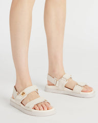 MONA Bone Leather Flatform Women's Sandal