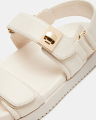 MONA Bone Leather Flatform Women's Sandal
