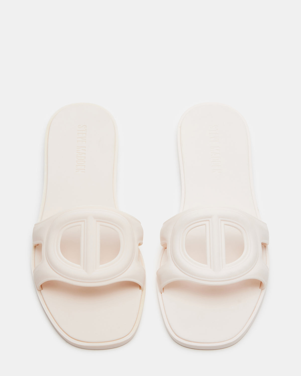 JELLIE Bone Women's Square Toe Slide Sandal