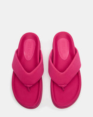 ZINNIA Pink Women's Thong Footbed Sandal