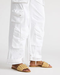KEELY Natural Raffia Women's Studded Slides