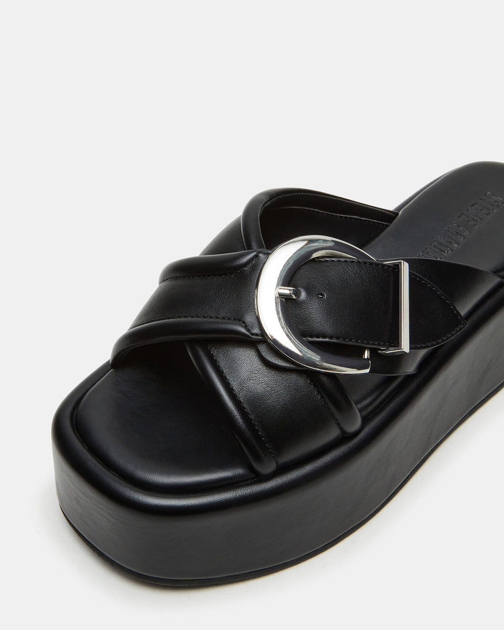CYPHER Black Women's Platform Square Toe Sandal