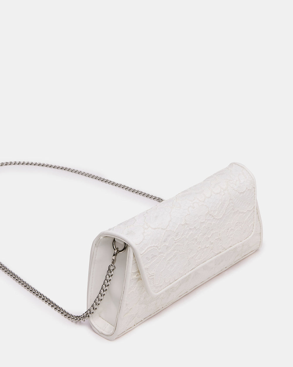 AVANT Bag White Lace French Binding Trapezoid Crossbody Clutch Handbag