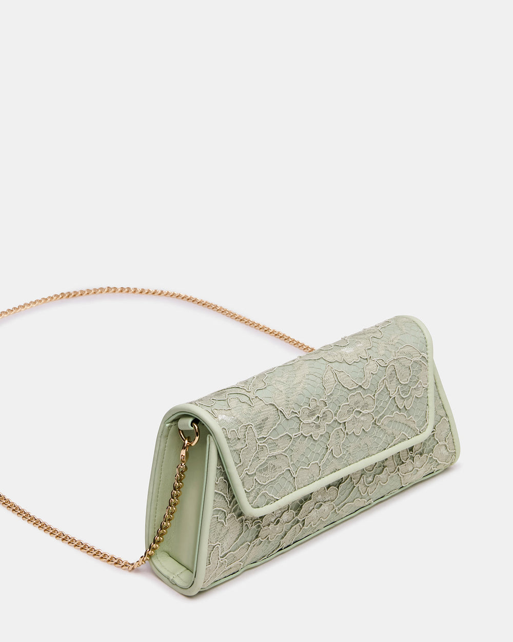 AVANT Bag Pistachio French Binding Trapezoid Crossbody Clutch Handbag