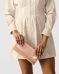 JULIANA Bag Blush Patent Crossbody Clutch Handbag