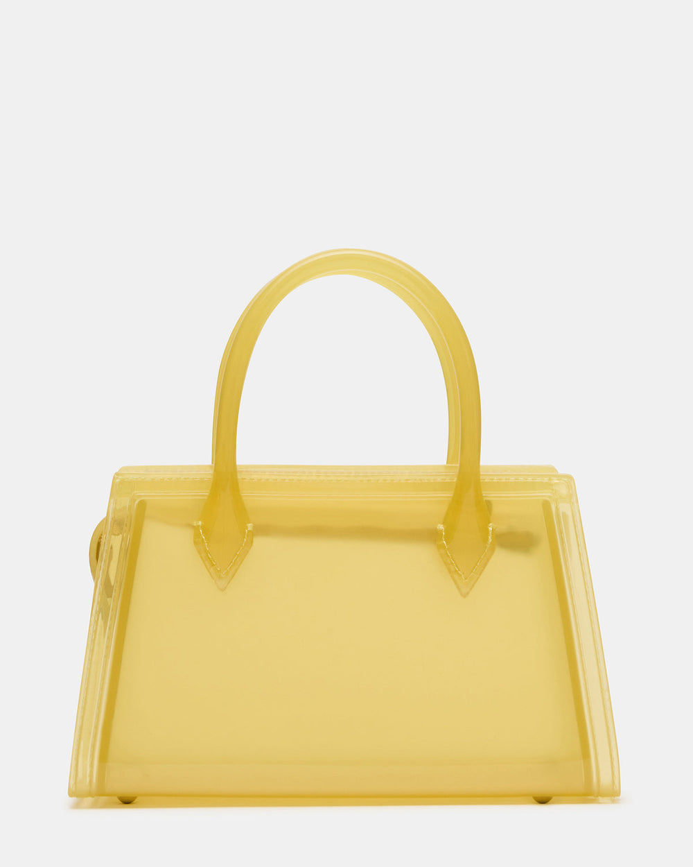 PEACH Jelly Bag Yellow Mini Crossbody Top-Handle Handbag