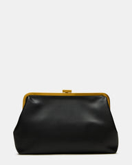 KISSES Bag Black Chain Strap Crossbody Clutch Handbag