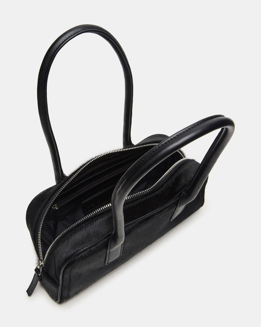 ANISE Bag Black Multi Elongated Shoulder Strap Handbag