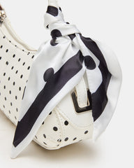 ROXEY Bag Dots Crescent-Shaped Top-Zipper Shoulder Strap Handbag