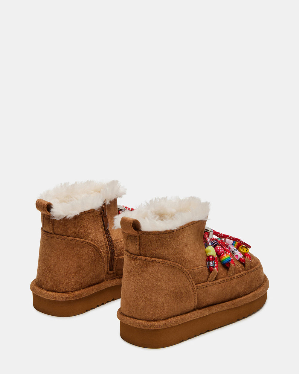 Kids' GLAZER Cognac Girls' Lace-Up Ankle Boot