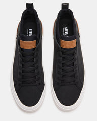 DACK Black Men's Lace-Up Sneakers