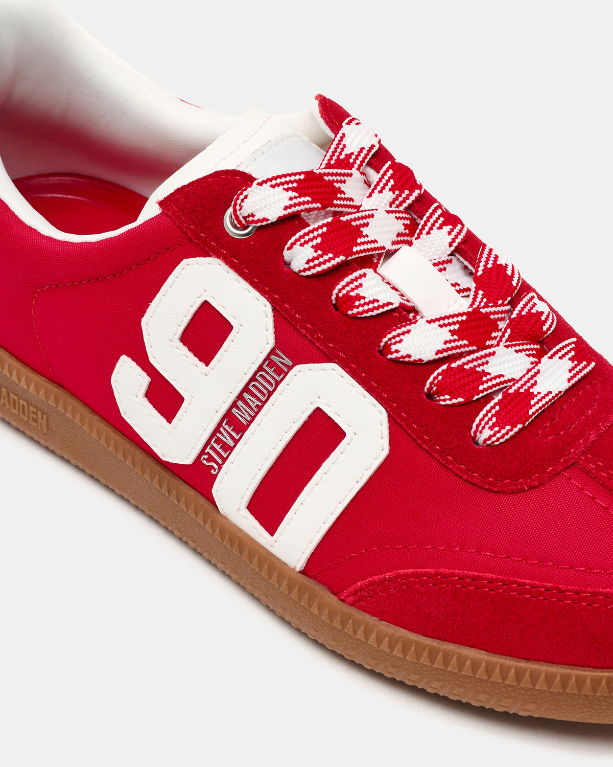PACEY Red Multi Low-Top Lace-Up 90's Women's Sneaker