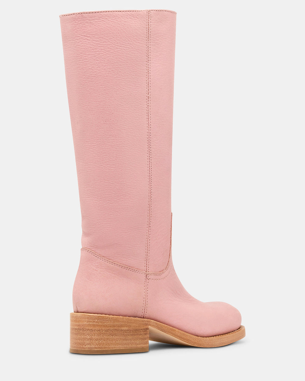 RIGGS Pink Leather Square-Toe Women's Boot
