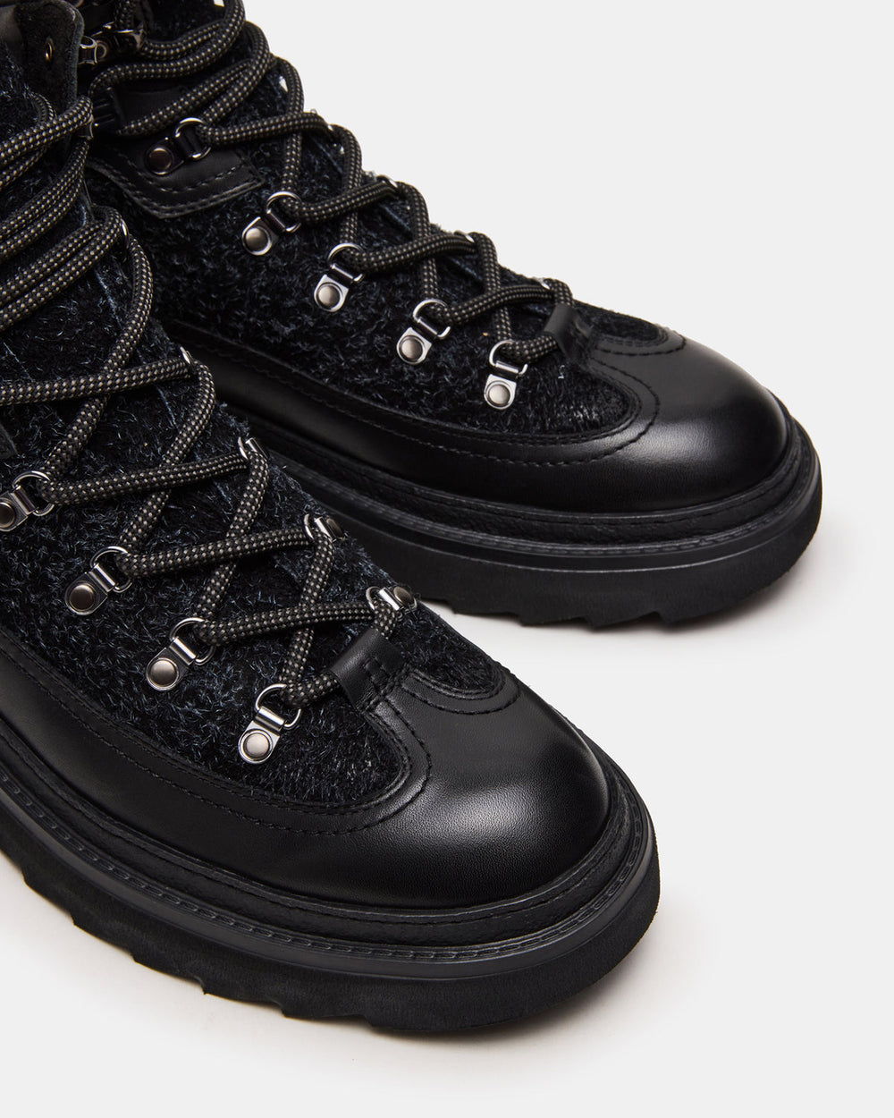 YOSEMITE Black Multi Lace-Up Lug Men's Ankle Boot