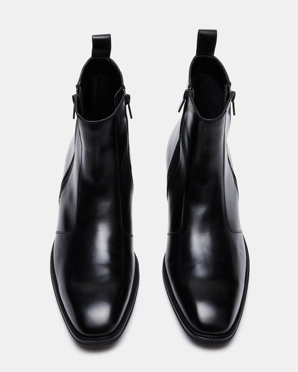 HAYNES Black Leather Men's Ankle Boot