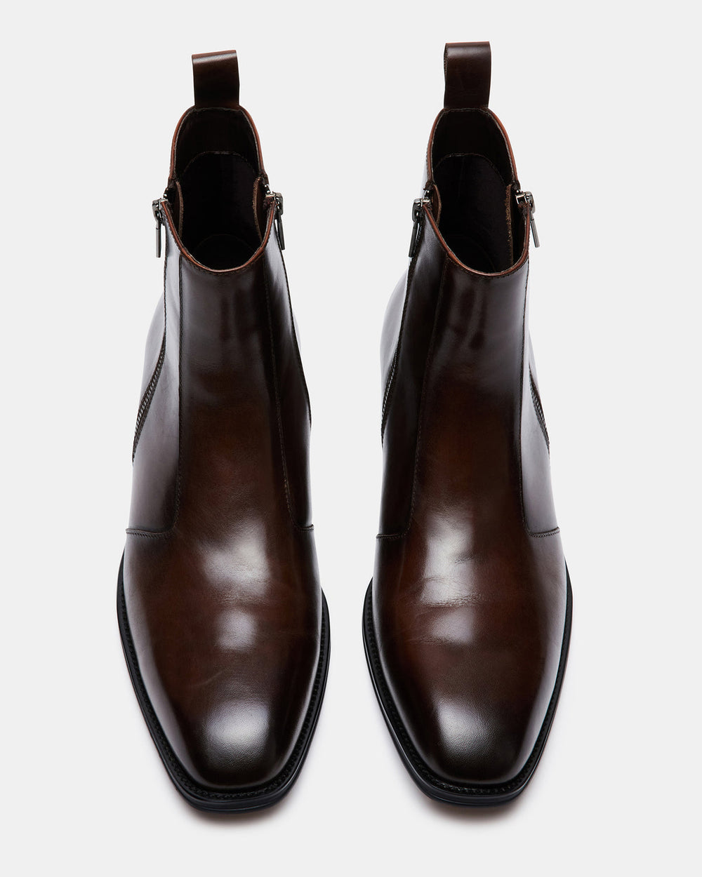 HAYNES Brown Leather Men's Ankle Boot