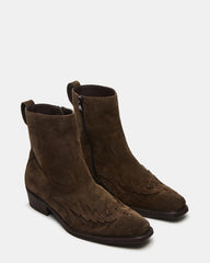 SANTANA Green Olive Western Men's Ankle Boot