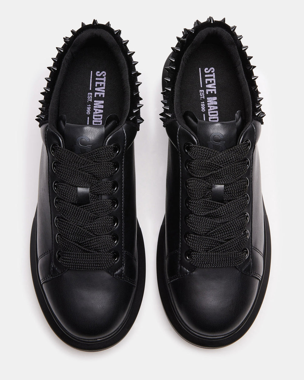 FROSTING Black Velvet Men's Low-Top Lace-Up Sneaker