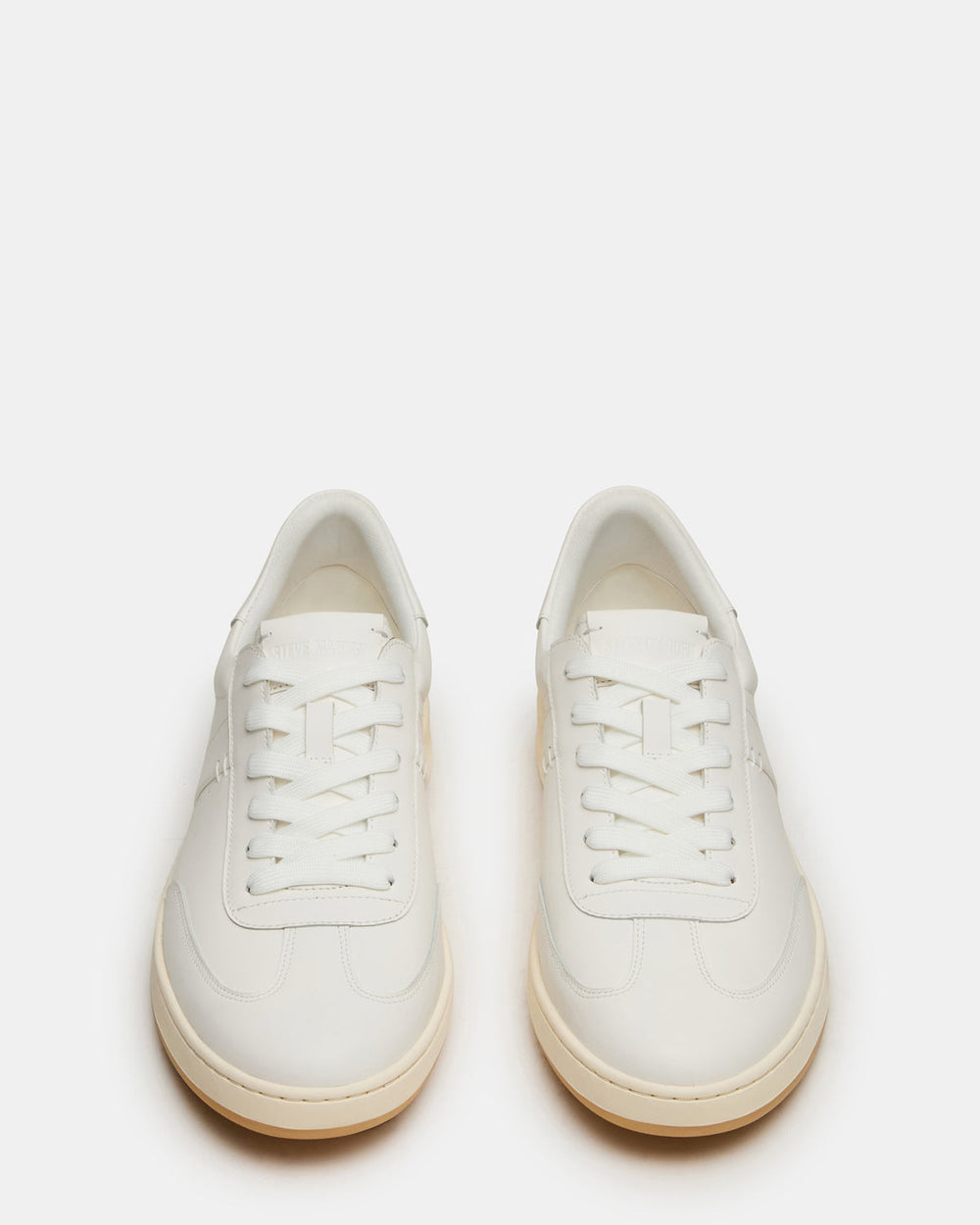 DYLAN White Low-Top Lace-Up Platform Men's Sneaker