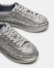 ICEBOX Pewter Metallic Men's Low-Top Lace-Up Sneaker
