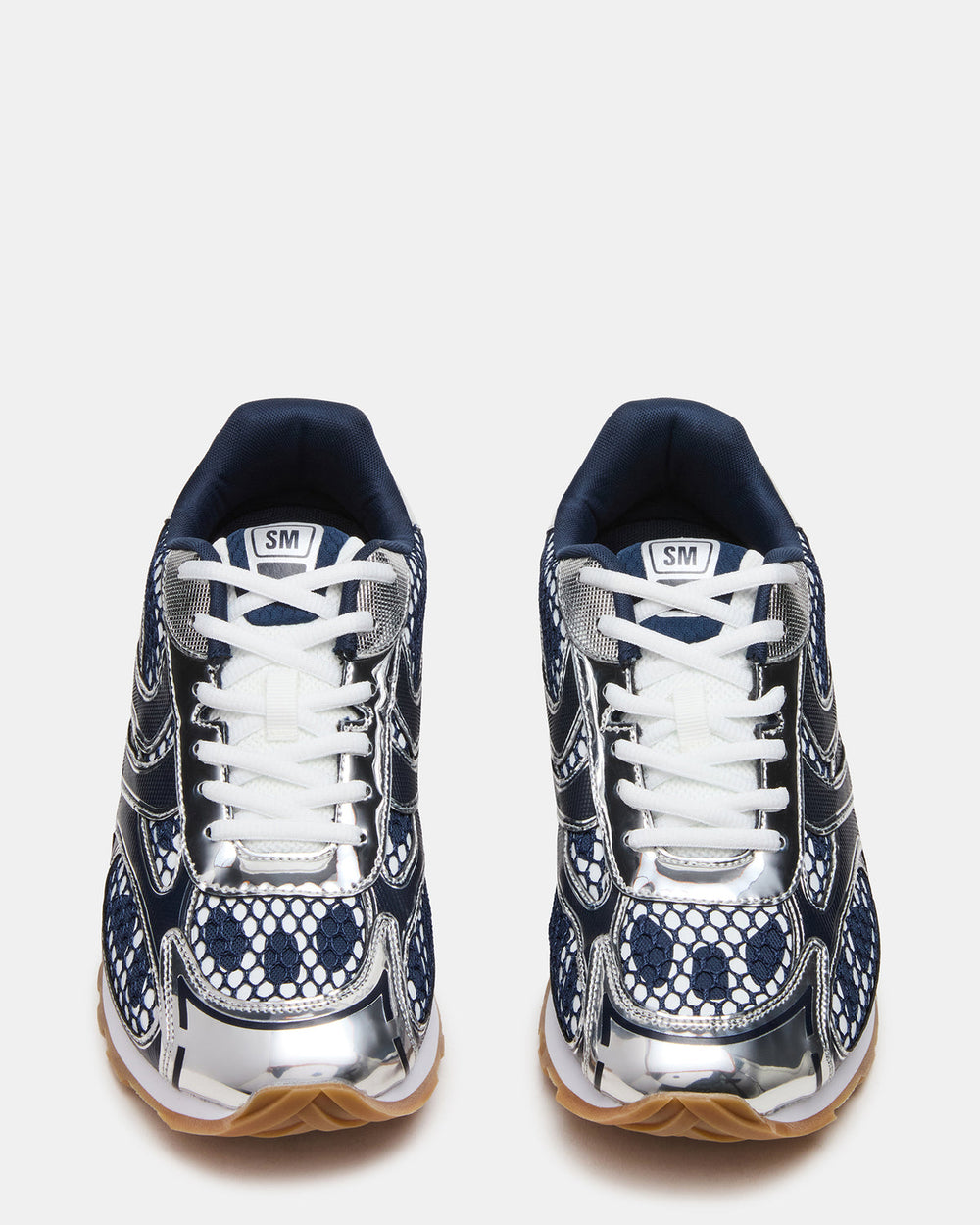 XYLO Blue Low-Top Lace-Up Men's Sneakers