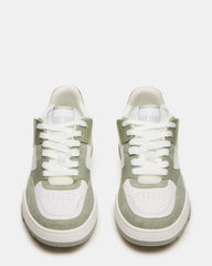 SANCHEZ Green Multi Low-Top Lace-Up Men's Sneaker